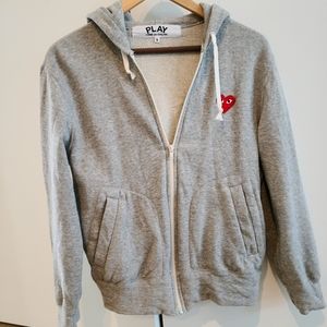 Play, comme Des garcons hooded sweatshirt